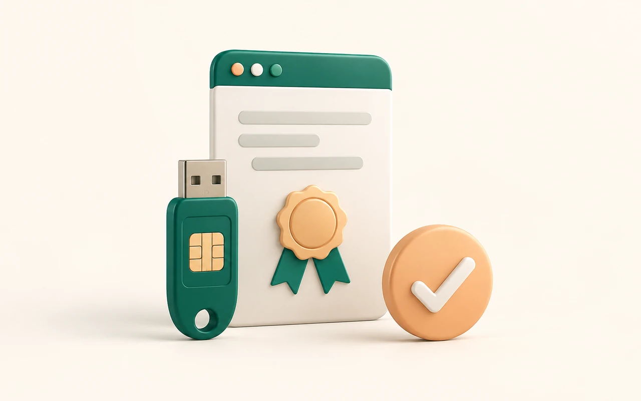 تنظیم مرورگر برای امضای دیجیتال