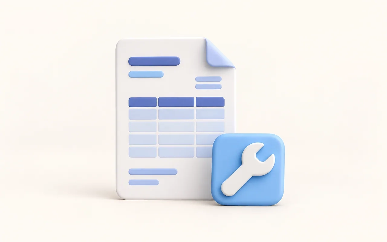 ساخت فاکتور Excel