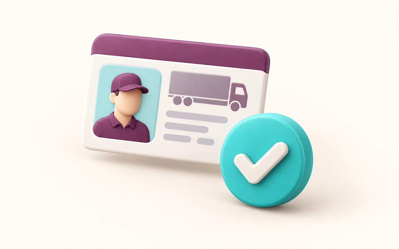 ثبت اطلاعات راننده باری