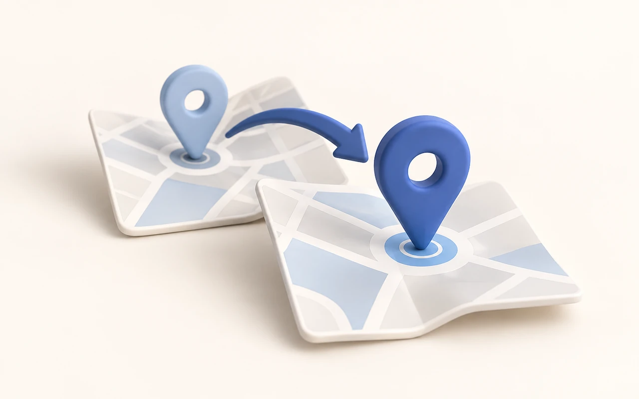 اصلاح پین کسبوکار در Google Maps