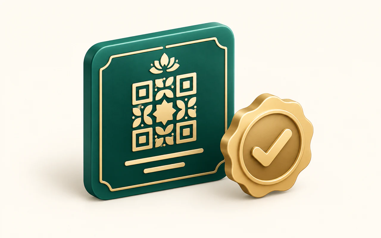 دریافت شناسه یکتا و QR مجوز نرمافزاری
